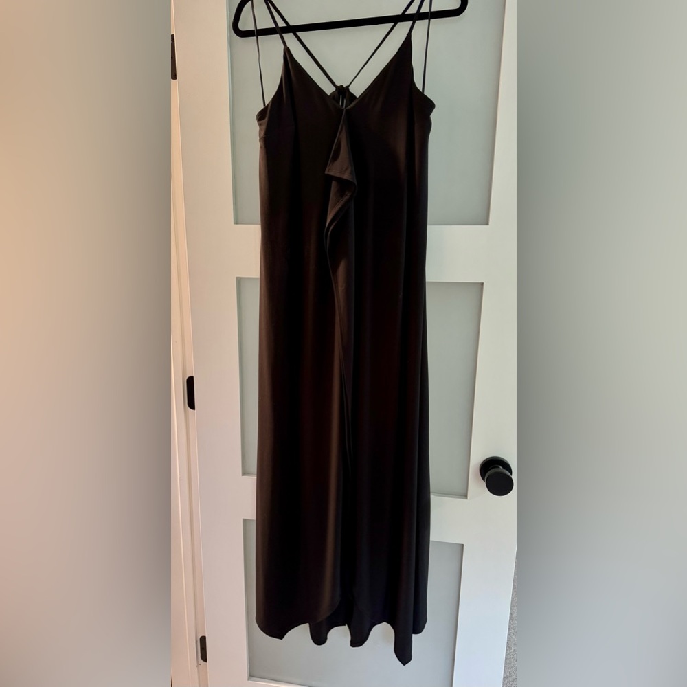 Express Black Adjustable Strap Dress - image 3